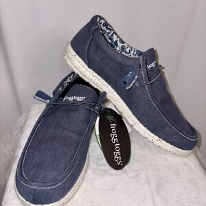 Frogg Toggs Men's Java Casual Waterproof Shoes Loafers Blue Size 8 NWT